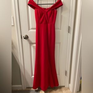 Formal / Prom Long Off the Shoulder Red Dress